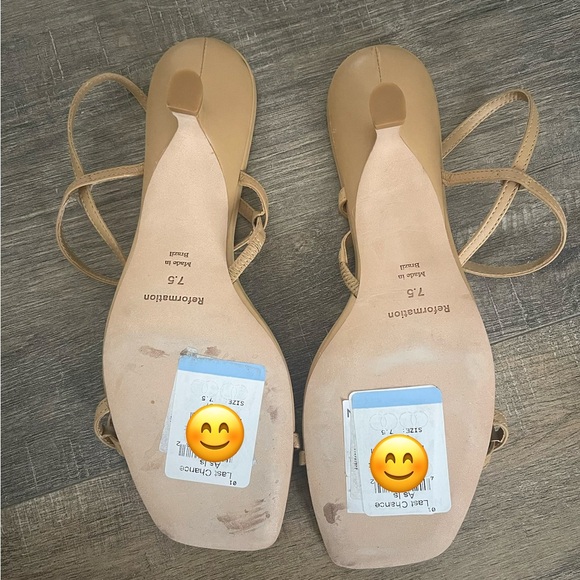 New Reformation Serenity Bare Sandal size 7.5 - Picture 9 of 9